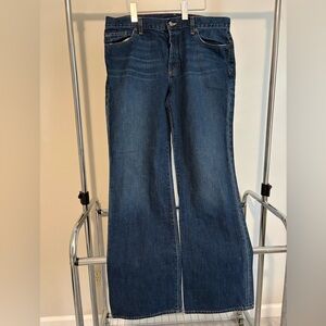 J. Crew Dark Blue Flare Jeans